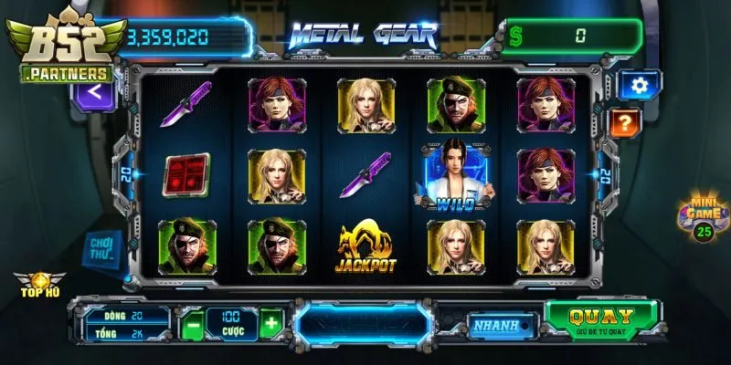 Hướng Dẫn Chi Tiết Cách Chơi Game Meta Gear Tại B52club 2 Cập nhật cách chơi game meta gear tại B52Club