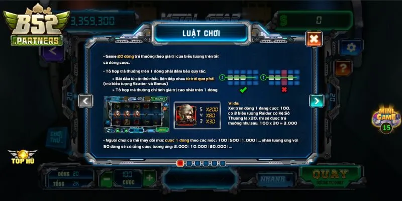 Hướng Dẫn Chi Tiết Cách Chơi Game Meta Gear Tại B52club 3 Hướng dẫn đăng ký và cách chơi game meta gear tại B52Club