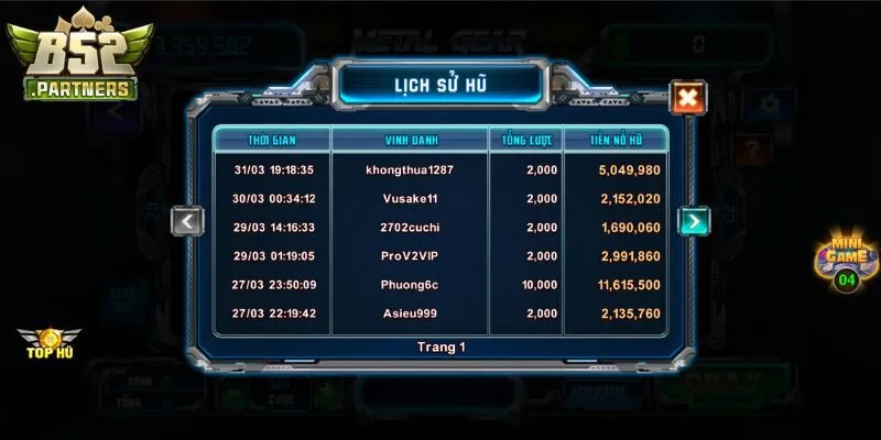 Hướng Dẫn Chi Tiết Cách Chơi Game Meta Gear Tại B52club 4 Chiến lược cách chơi game meta gear để tăng tỷ lệ thắng